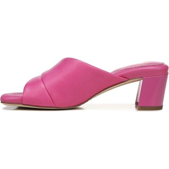 FRANCO SARTO Dreamy Slide Sandal in Pink Leather Women's Size 8.5 - Picture 2 of 9